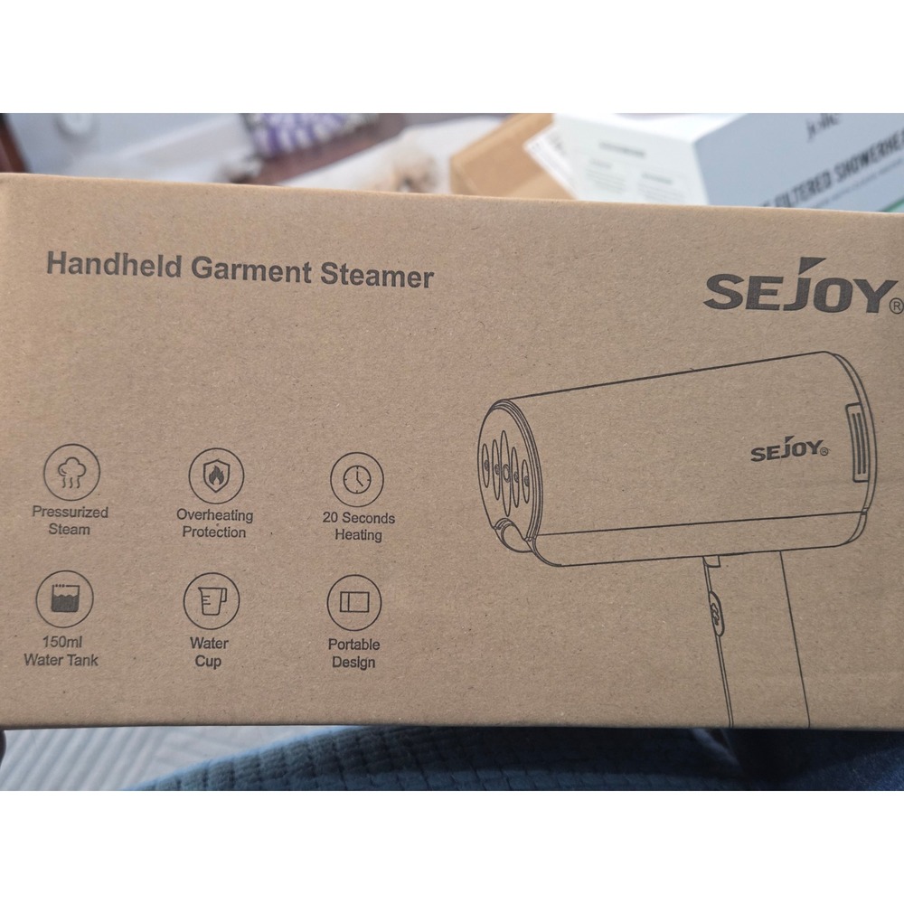 Sejoy Handheld Garment Steamer‎ Green NJ-HIE02 1000W Portable Travel
